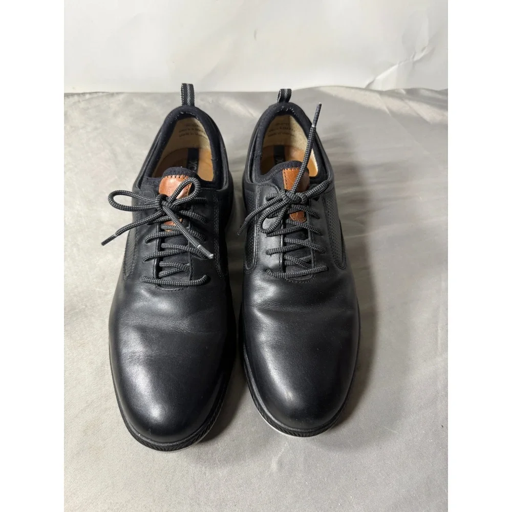 Johnston & Murphy XC4 Waterproof Black Leather TRUFOAM Shoes 20-2751 Mens 8.5 M